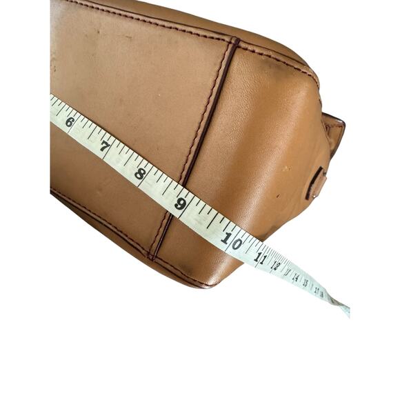 Levenger Leather Wine Carrier Tote Tan Travel Picnic Bag Vintage Hard To Find - Picture 10 of 11